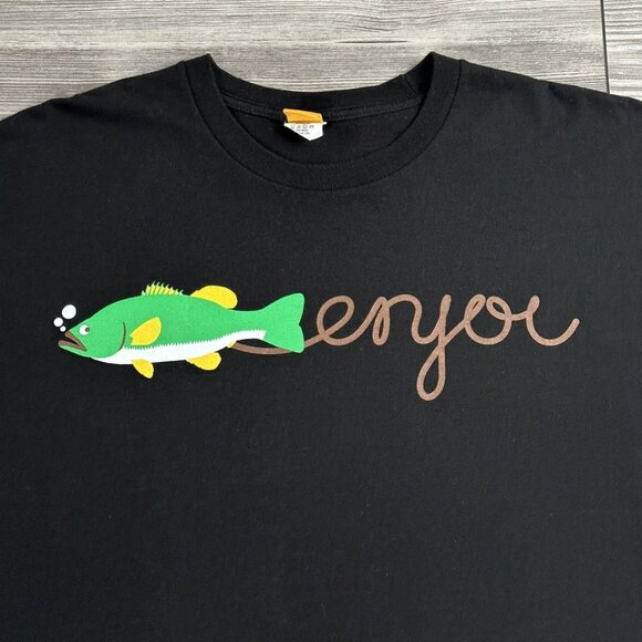 Y2K Enjoi Skateboards Fish T Shirt - Picture 2 of 3